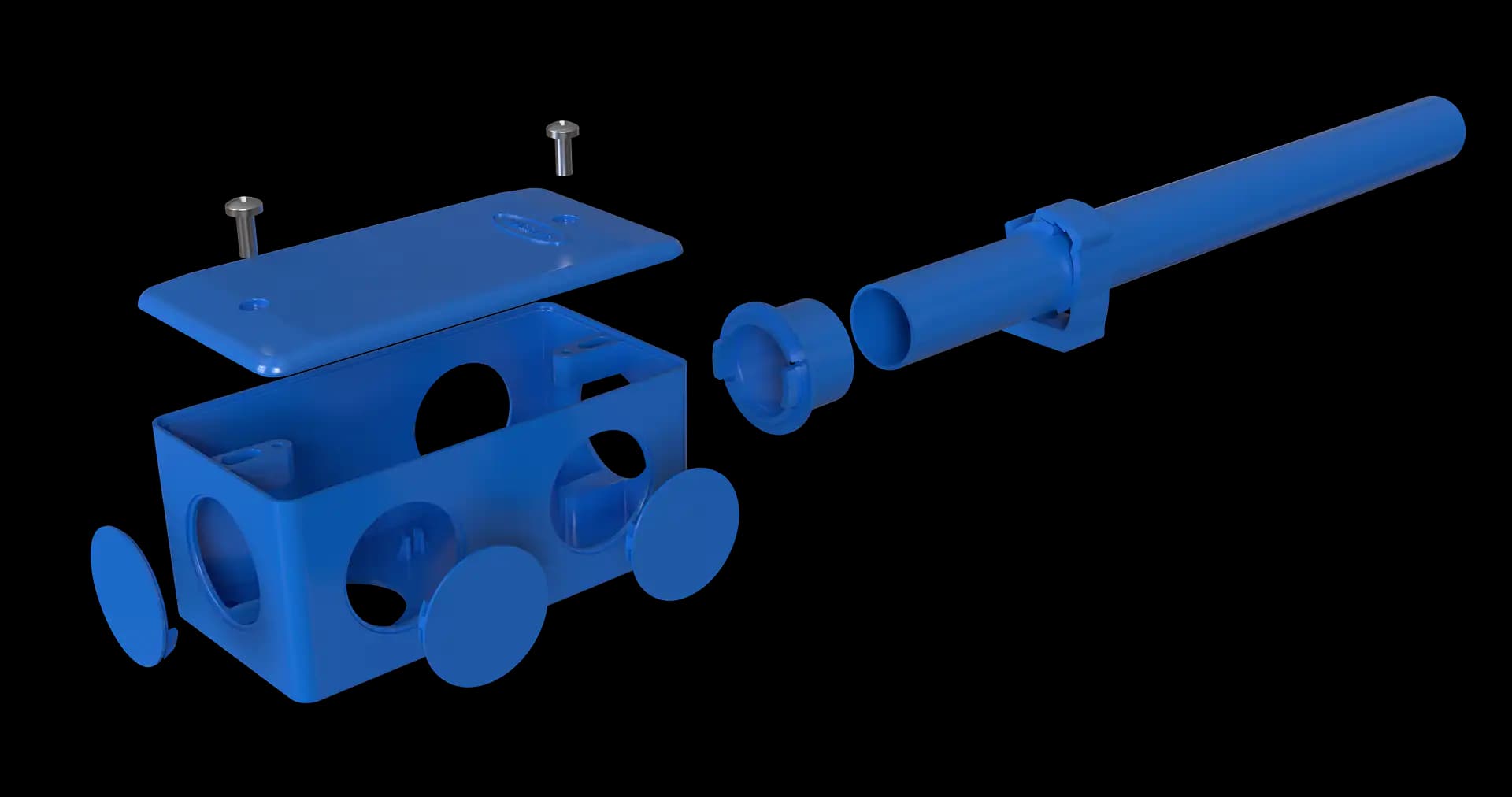 Eletroduto Masster Decor azul